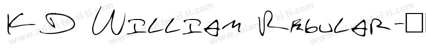 KD William Regular字体转换